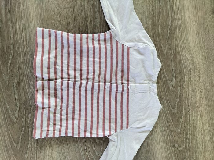 T shirt manches longues à rayures - photo numéro 4