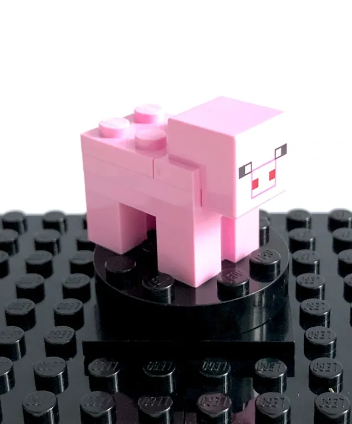 LEGO Minecraft - Minecraft Pig, Brick built (white snout) - photo numéro 6
