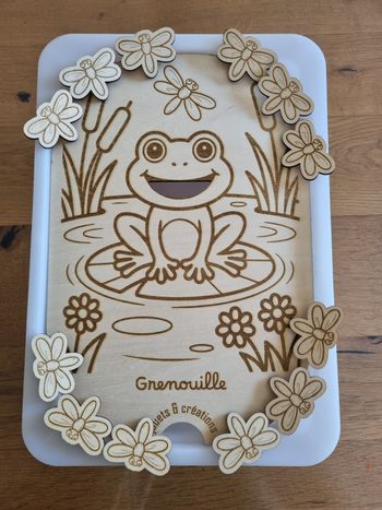Petit insert pour bac Trofast "Grenouille" avec jetons libellules