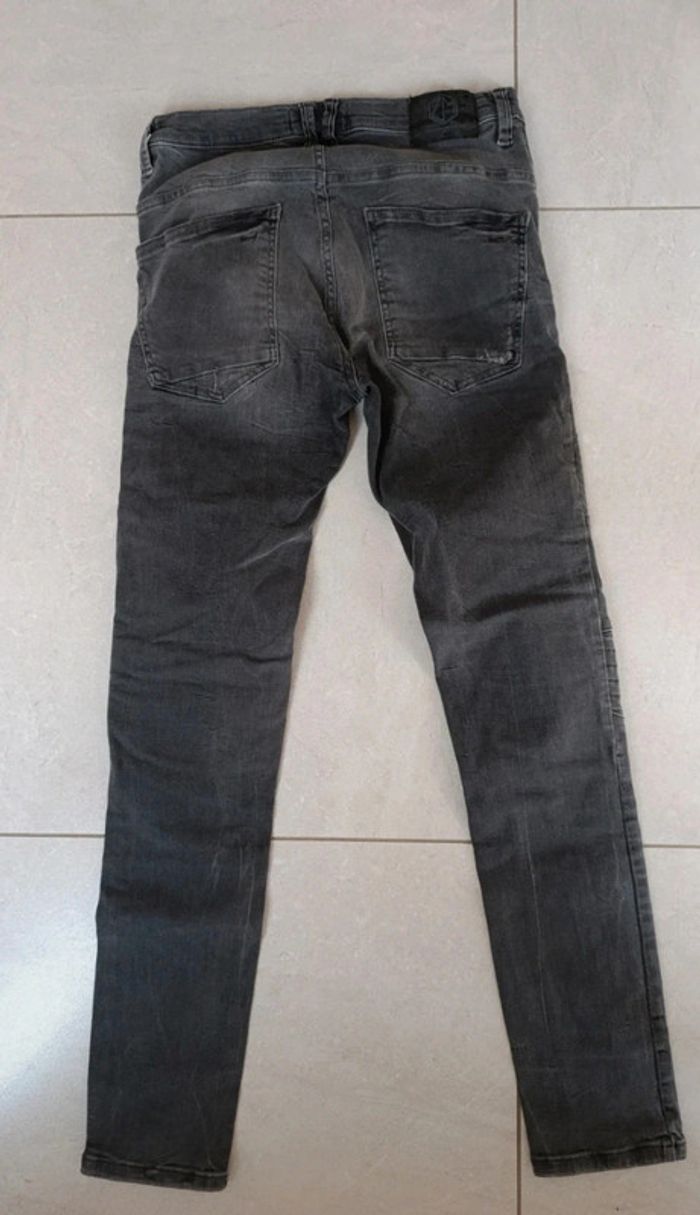 Jeans slim homme gris foncé - photo numéro 2