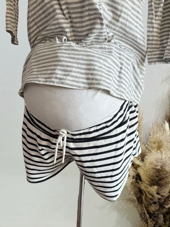 Short de grossesse h&m mama marinière