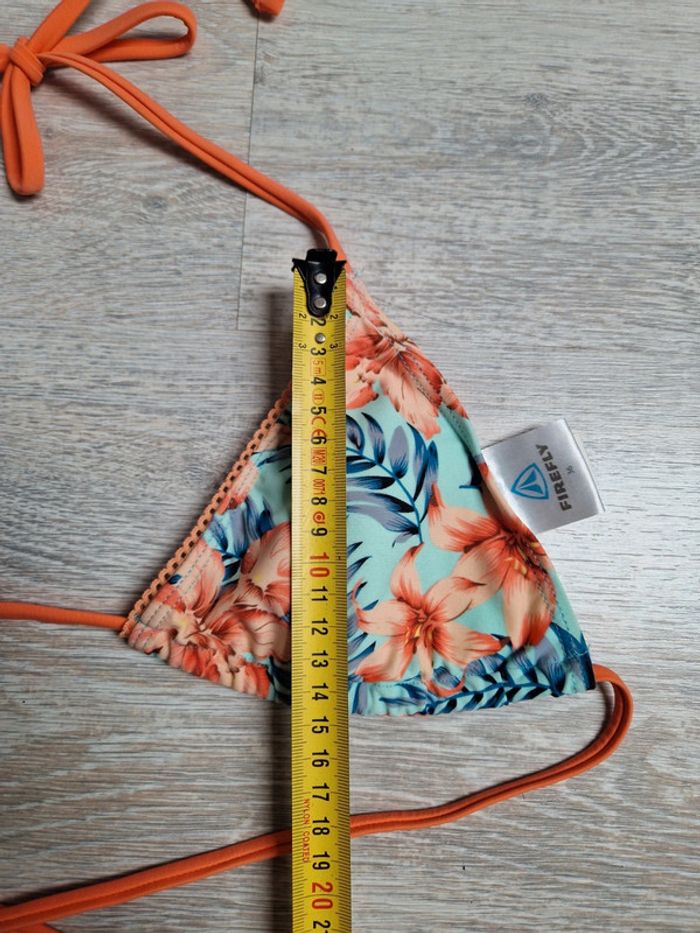 Maillot de bain bikini 2 pièces Firefly taille 36 fleuri et rembourré - photo numéro 5