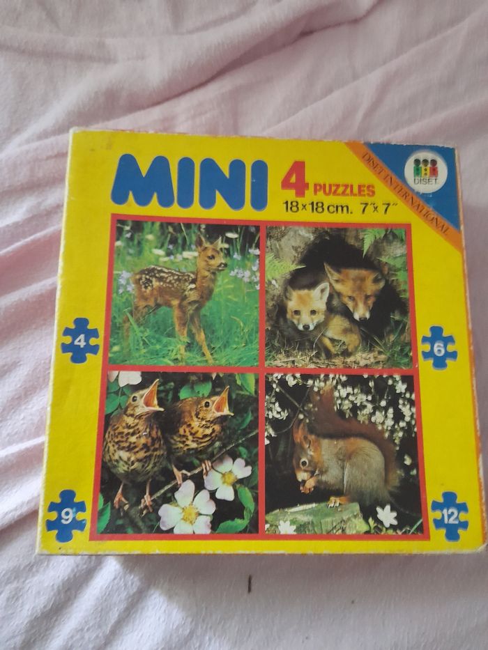 Mini puzzles animaux