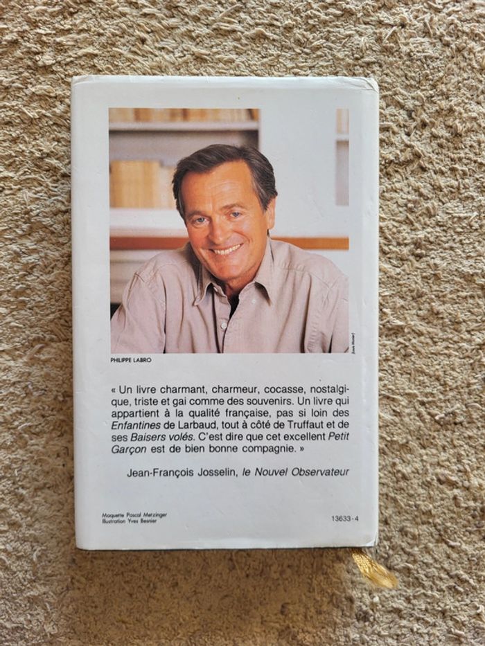 Roman Le petit garçon de Philippe Labro - photo numéro 2