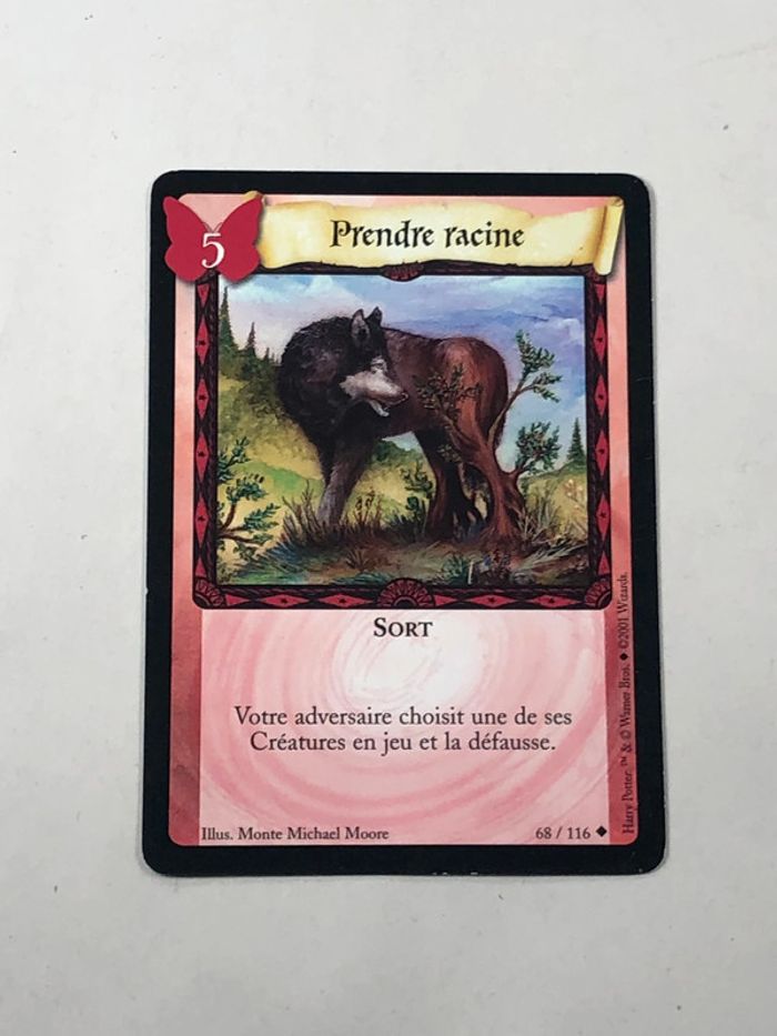 Carte harry potter prendre racine