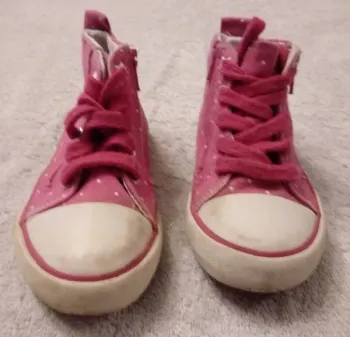 Chaussures basket rose Obaïbi taille 22 (réf perso 19)(familleac72)