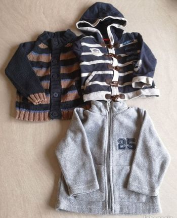 Gilets garçon 12 mois