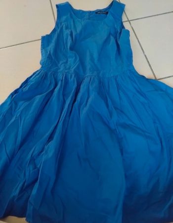 Robe bleu monoprix femme