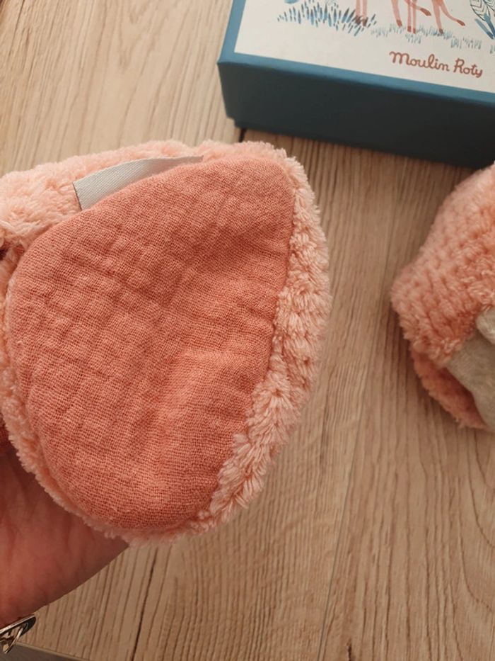 Chaussons girafe 0/6mois Moulin Roty - photo numéro 4