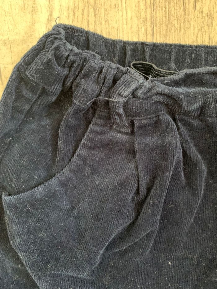 Lot 2 shorts hiver velours 10 ans - photo numéro 2