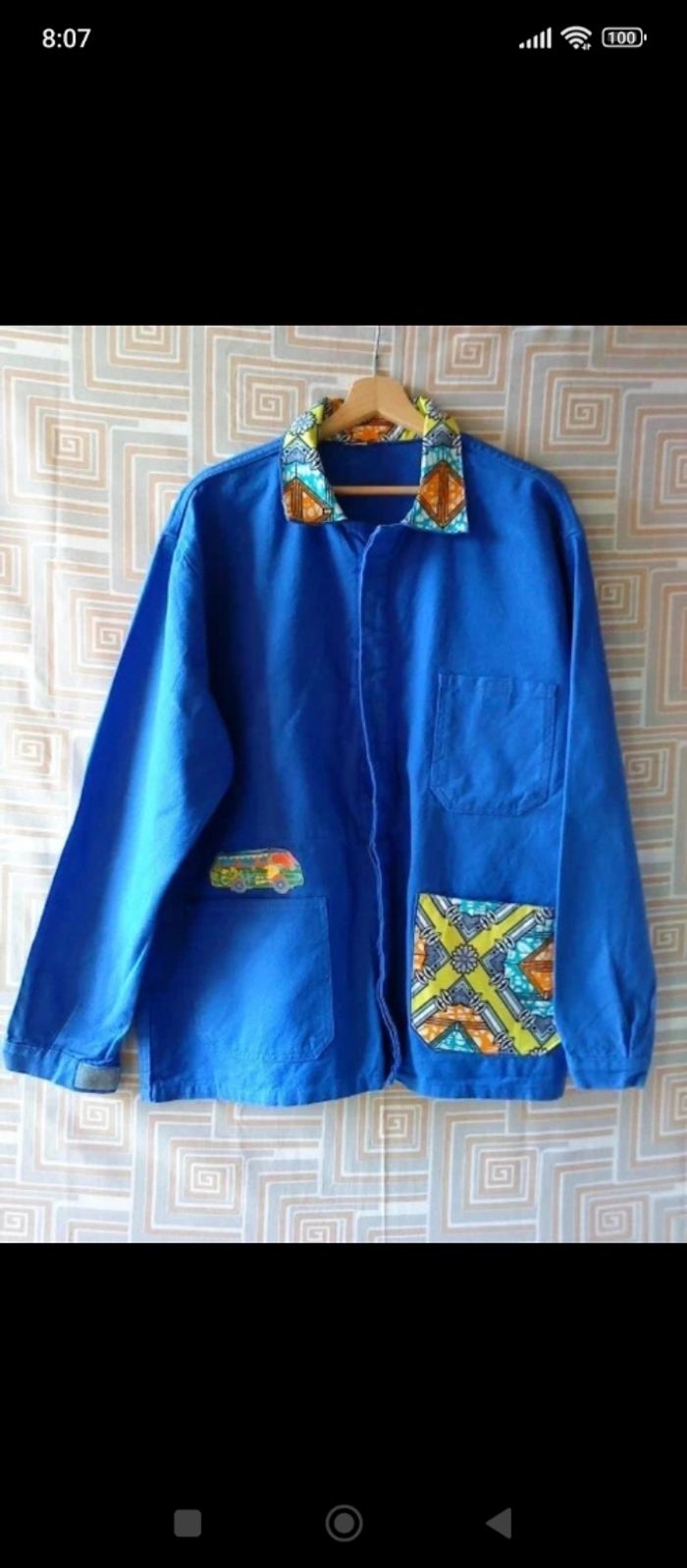 veste de travail vintage