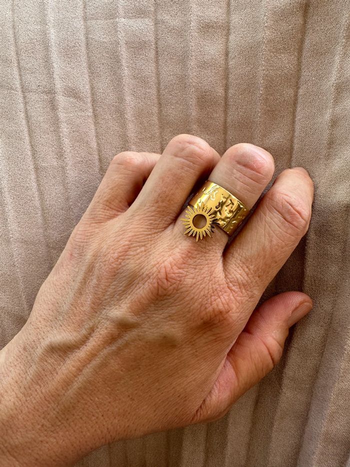 Bague or manchette soleil - photo numéro 4