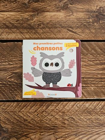 Livre musical Mes premières petites chansons hibou
