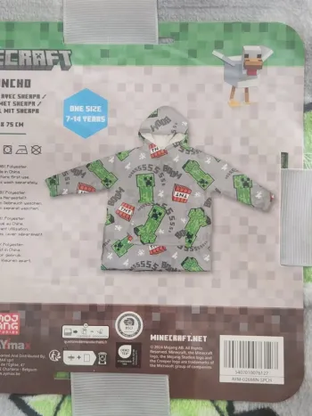 Couverture à capuche minecraft