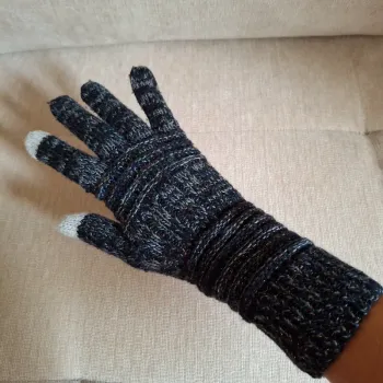 Gants à paillettes