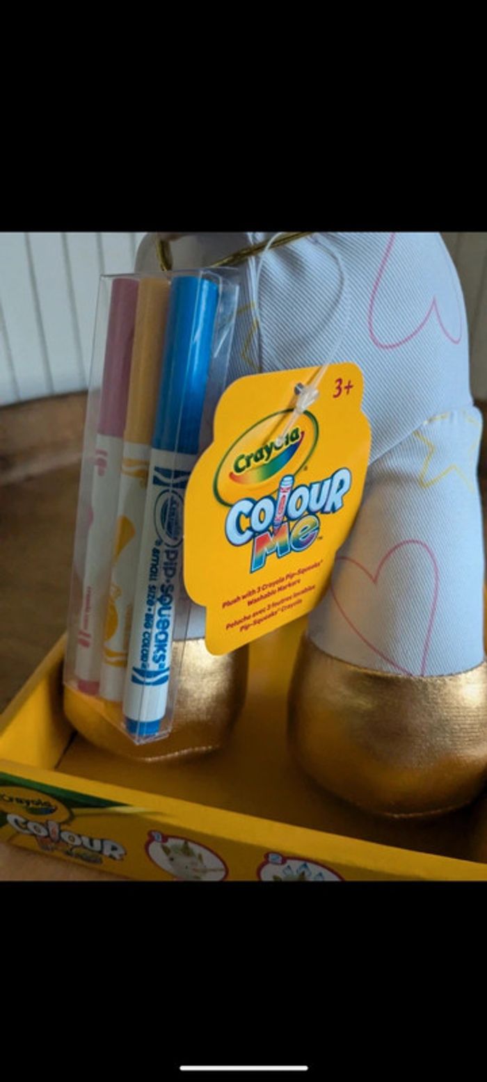 Ma peluche a décorer crayola licorne - photo numéro 5
