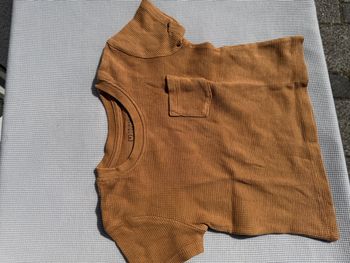 T-shirt brun taille 12 mois 80 cm