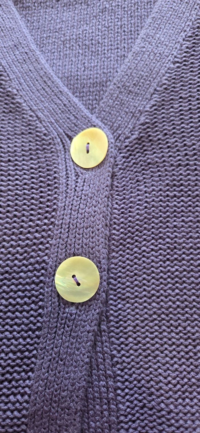 Veste longue violette T.40 KIABI - photo numéro 3