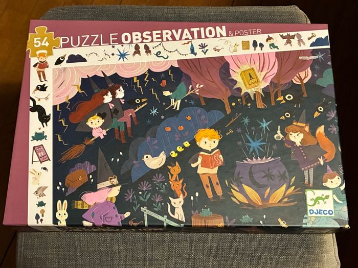 Puzzle observation thème Halloween