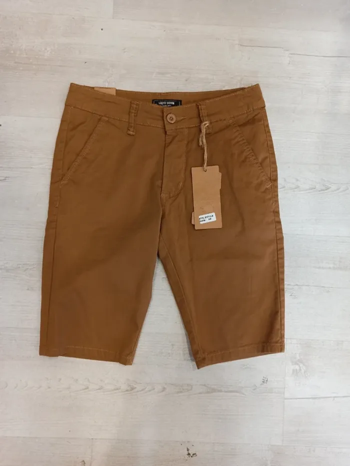 Short chino camel 28US homme