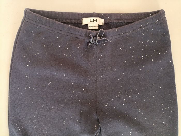 Legging bleu pailleté molletonné 12ans