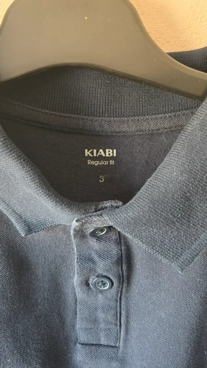 Polo bleu marine KIABI – Taille S - photo numéro 2