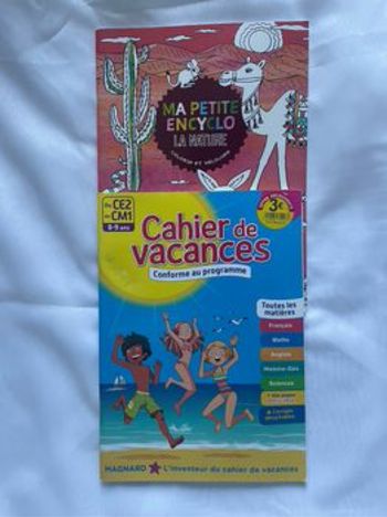 Cahier de vacances