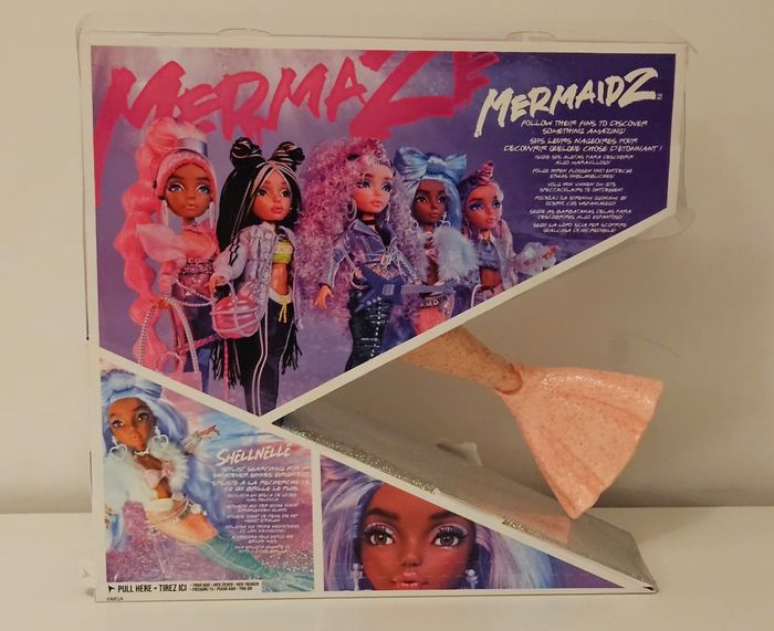 Mermaze Mermaidz - SHELLNELLE - Poupée mannequin sirène de collection avec 1 queue qui change de couleur - photo numéro 5