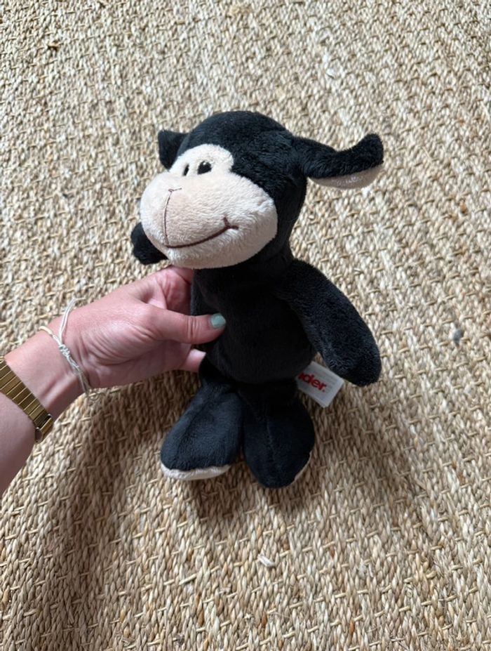 Peluche kinder - singe noir - photo numéro 2