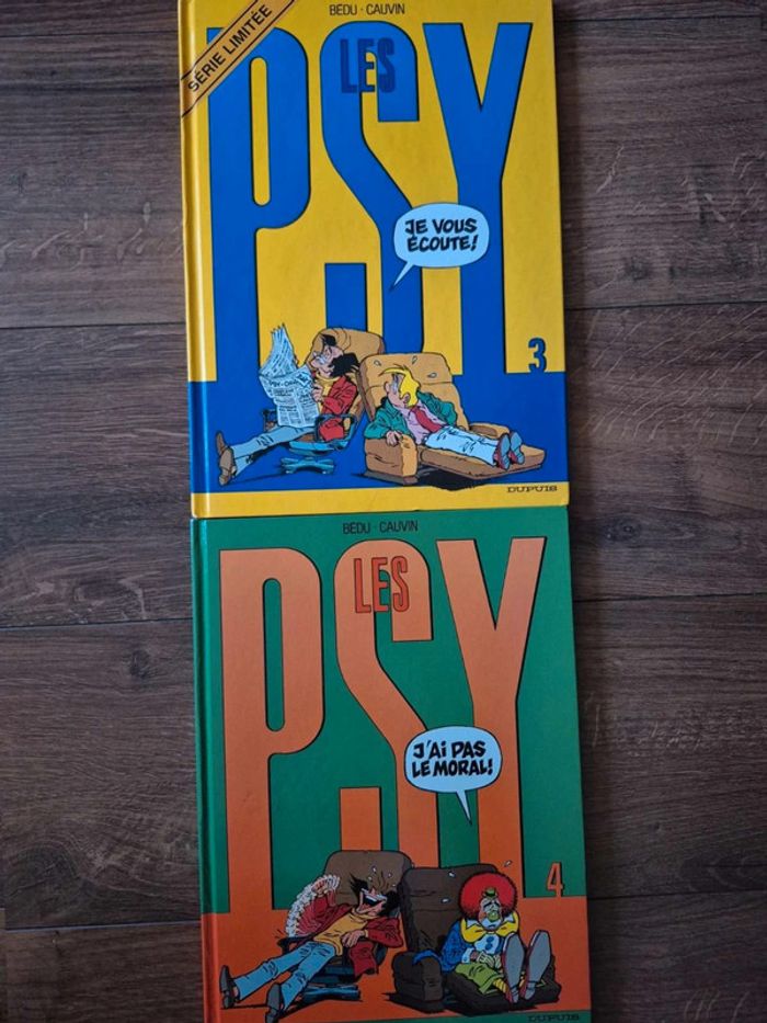 Lot de 2 bandes dessinées Les Psy