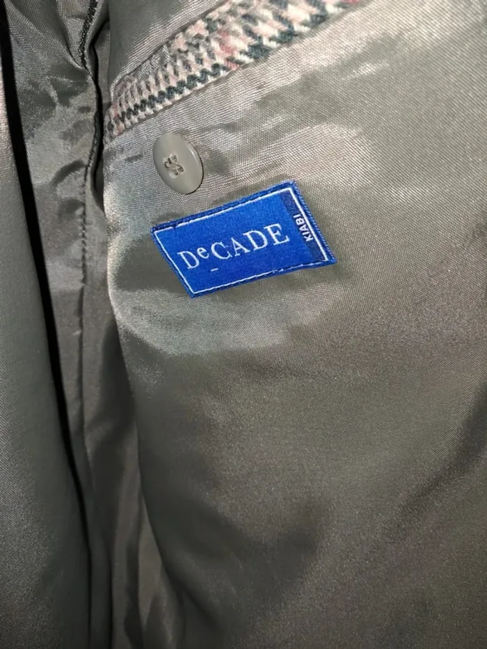 Veste vintage élégante à motif Prince de Galles - photo numéro 7