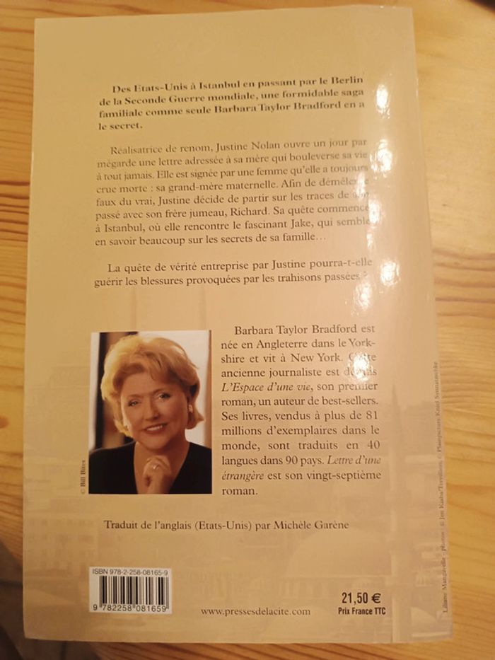 Lettre d'une étrangère. BT Bradford - photo numéro 2