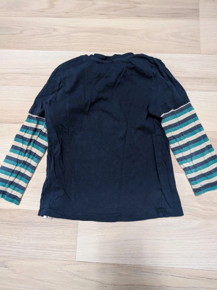 T-shirt manches longues garçon 5 ans T-Rex - photo numéro 4