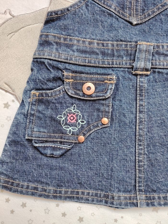Robe salopette jeans - photo numéro 7