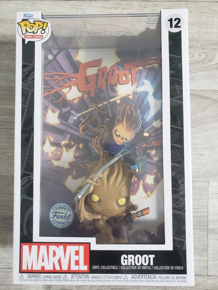 Funko pop Marvel comic groot 12