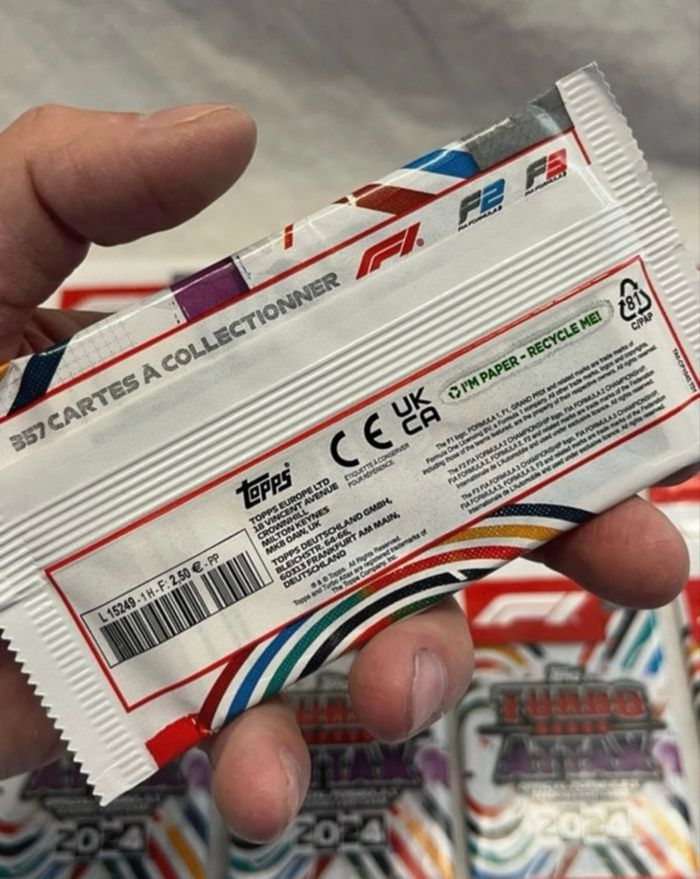 12 sachets Topps Turbo Attax F1 neufs scellés - photo numéro 5