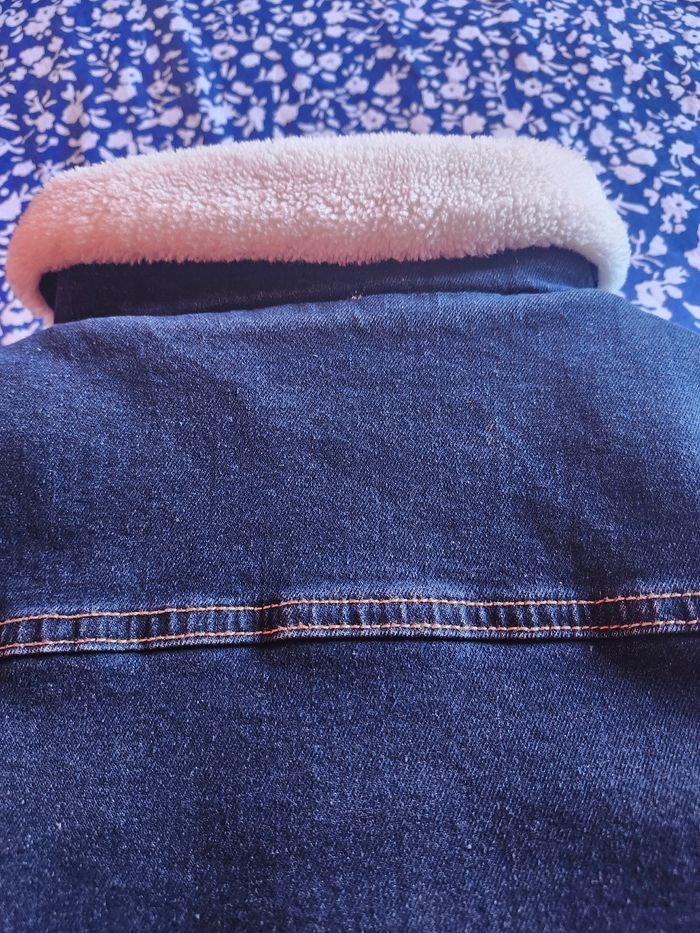 Veste en jean  fourrée - photo numéro 6