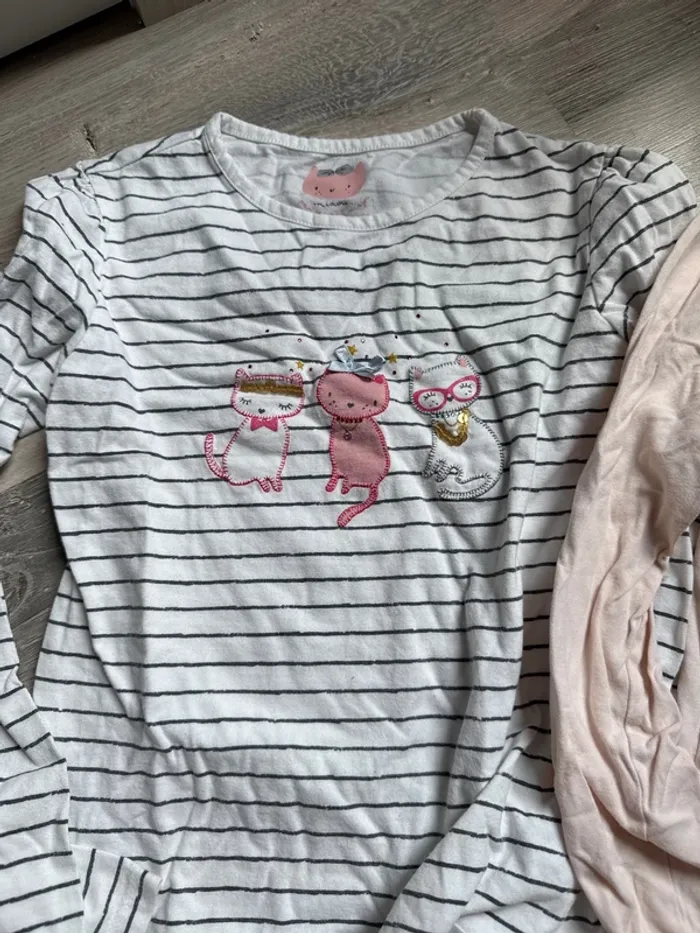 Lot tee shirt fille 10 ans sergent major - photo numéro 2