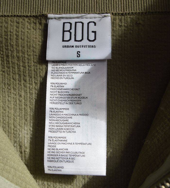 Veste courte côtelée kaki – BDG Urban Outfitters – taille S - photo numéro 2