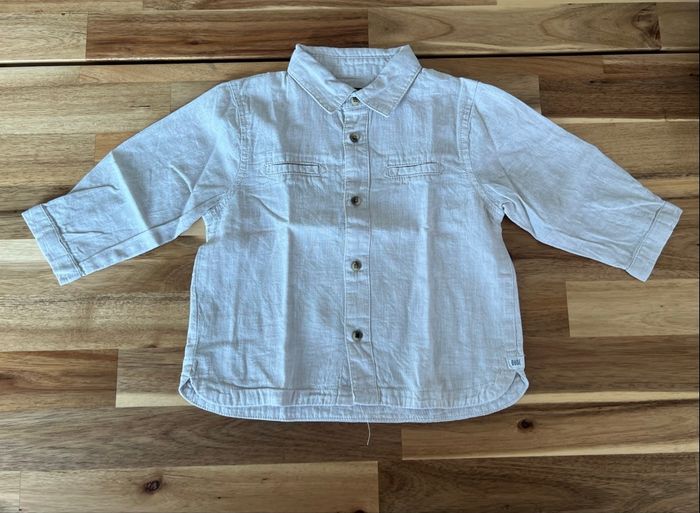 Chemise ML Kiabi 18 mois - photo numéro 2