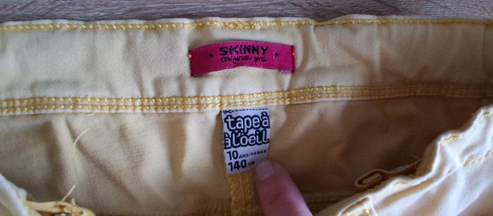 Jeans fille taille 10 ans - photo numéro 4