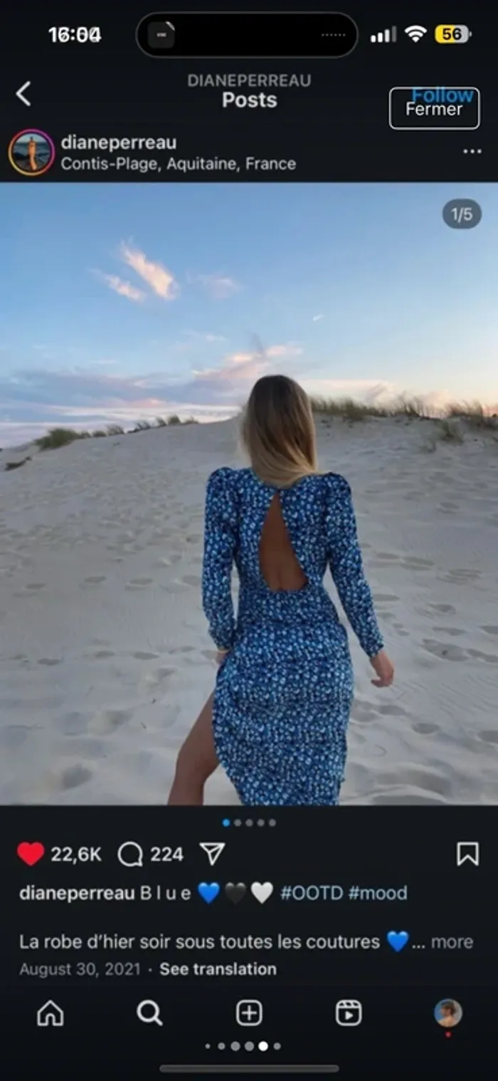 Robe dos nu La Redoute - photo numéro 5