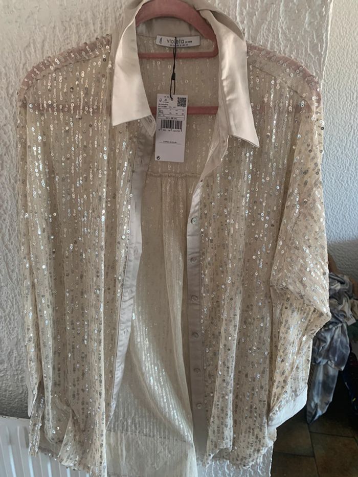 Chemise à sequins