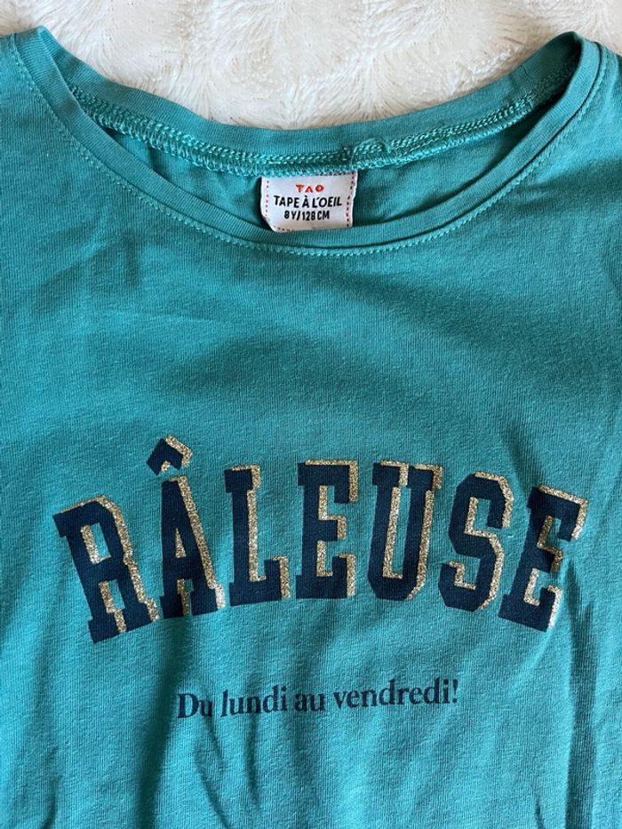 T-shirt « Râleuse du lundi au vendredi » 8 ans - photo numéro 2