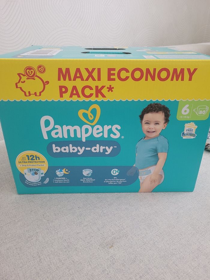 Couche pampers taille 6