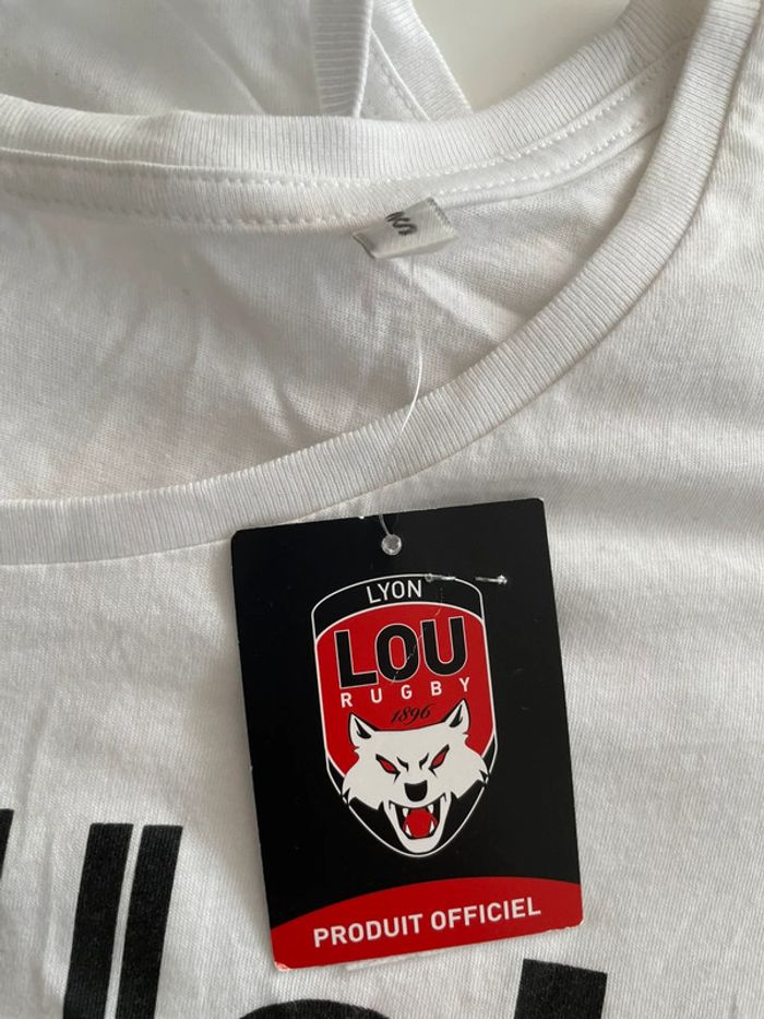 2 t-shirt Lou rugby Lionel Nallet taille S - photo numéro 4