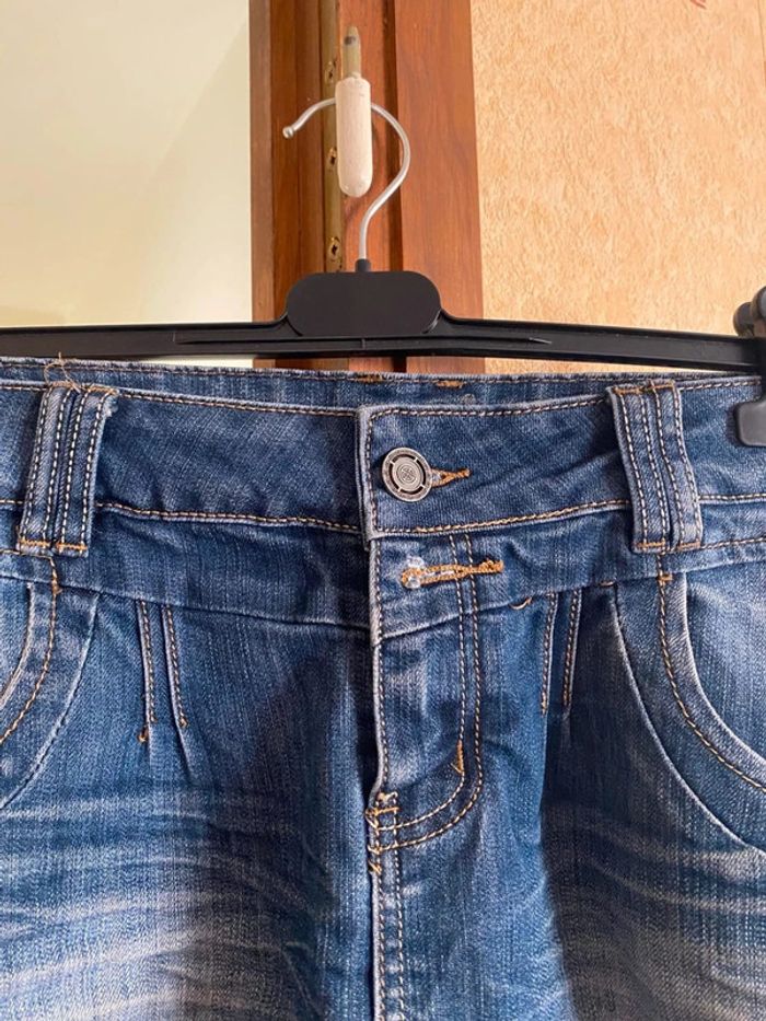 très jolie Jupe en jeans taille XL marque MIM - photo numéro 4