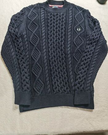 Magnifique pull torsadé Fred Perry  taille M