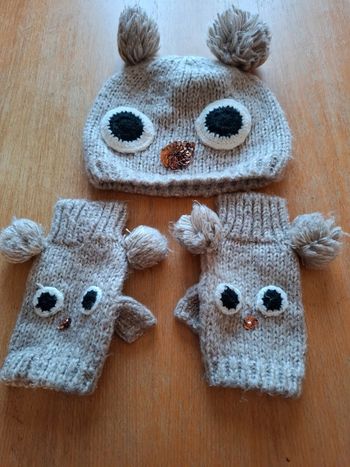 Bonnet mitaines ouvertes