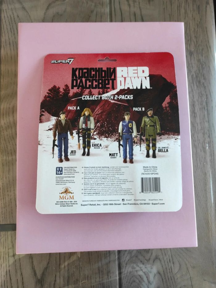 figurine red dawn matt eckert & colonel ernesto bella Reaction - photo numéro 4